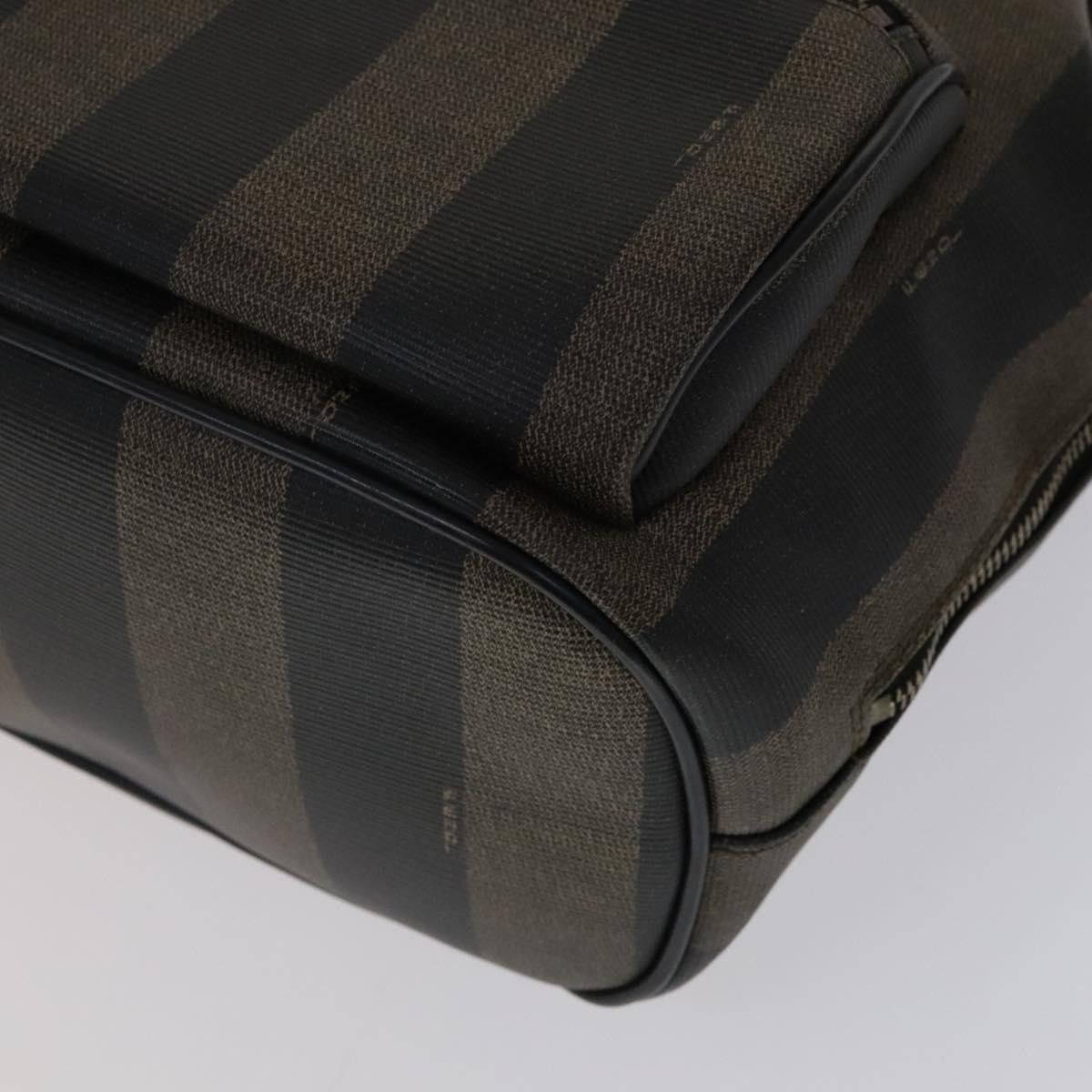 Fendi Pequin Brown Canvas Backpack Bag (Pre-Owned) Size ONE SIZE - 7 Thumbnail