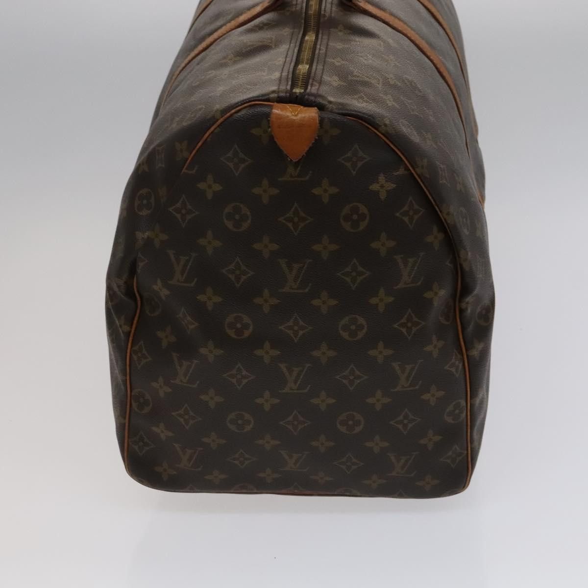 Louis Vuitton Keepall 60 Brown Canvas Travel Bag (Pre-Owned) Size ONE SIZE - 4 Thumbnail