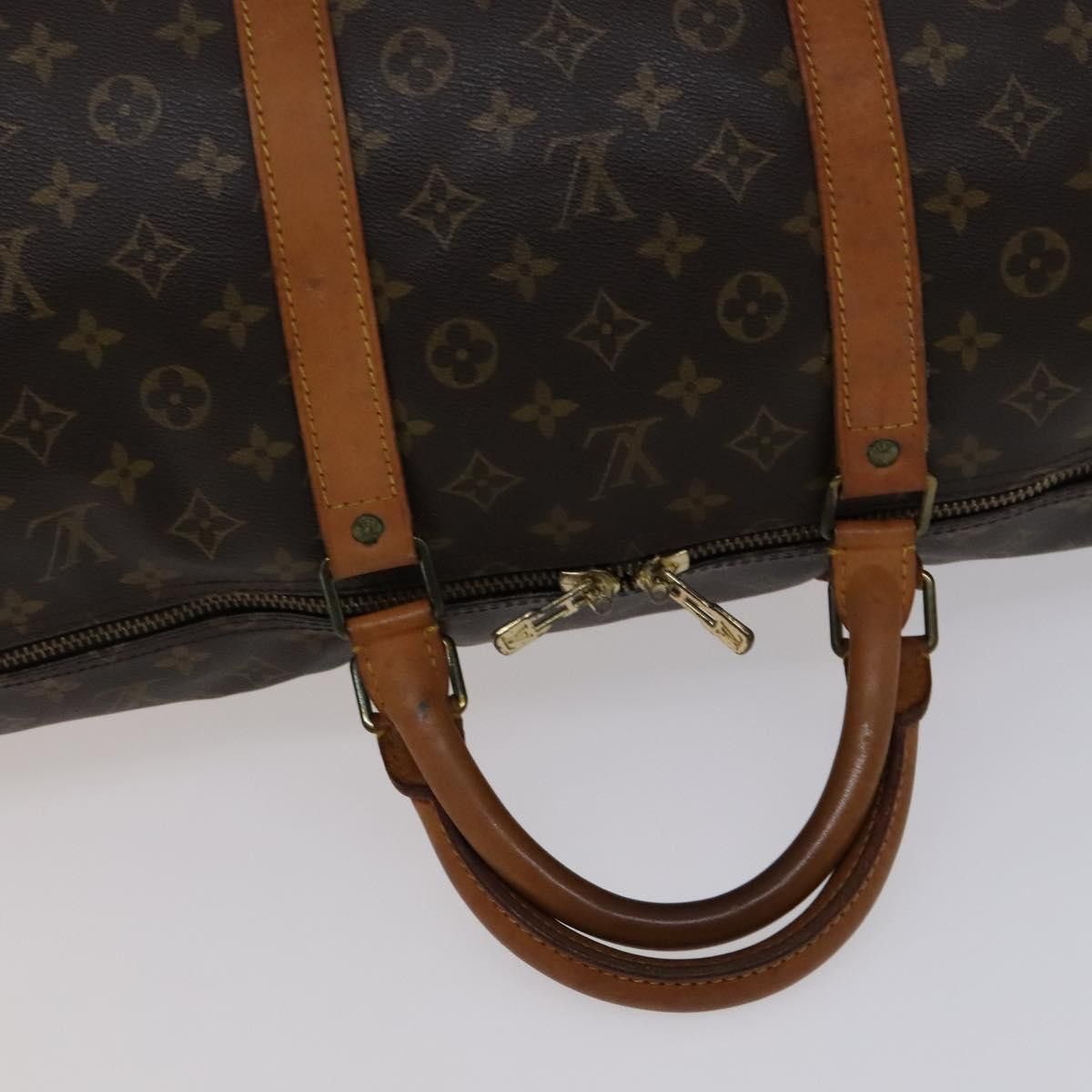 Louis Vuitton Keepall 60 Brown Canvas Travel Bag (Pre-Owned) Size ONE SIZE - 10 Thumbnail