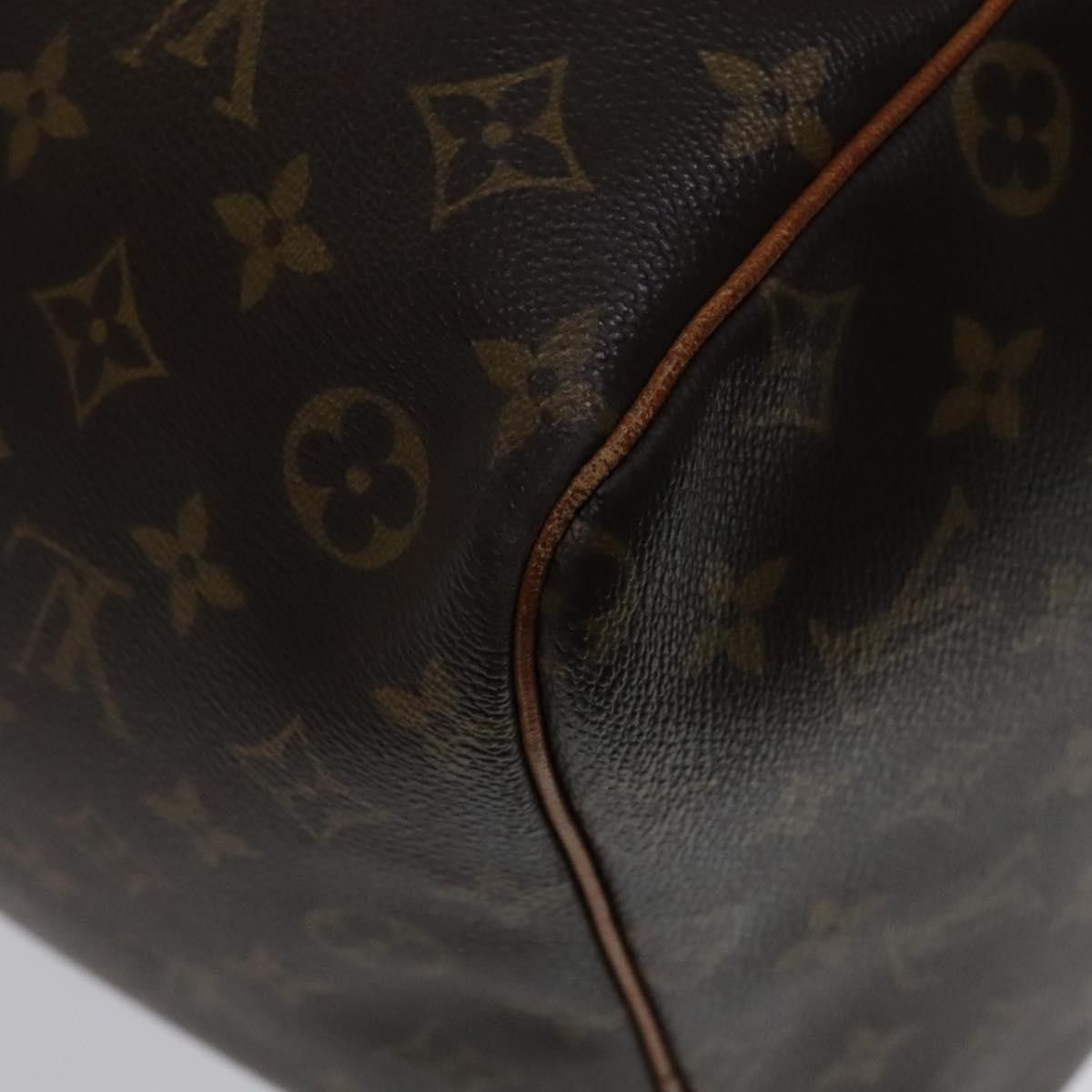 Louis Vuitton Keepall 60 Brown Canvas Travel Bag (Pre-Owned) Size ONE SIZE - 9 Thumbnail