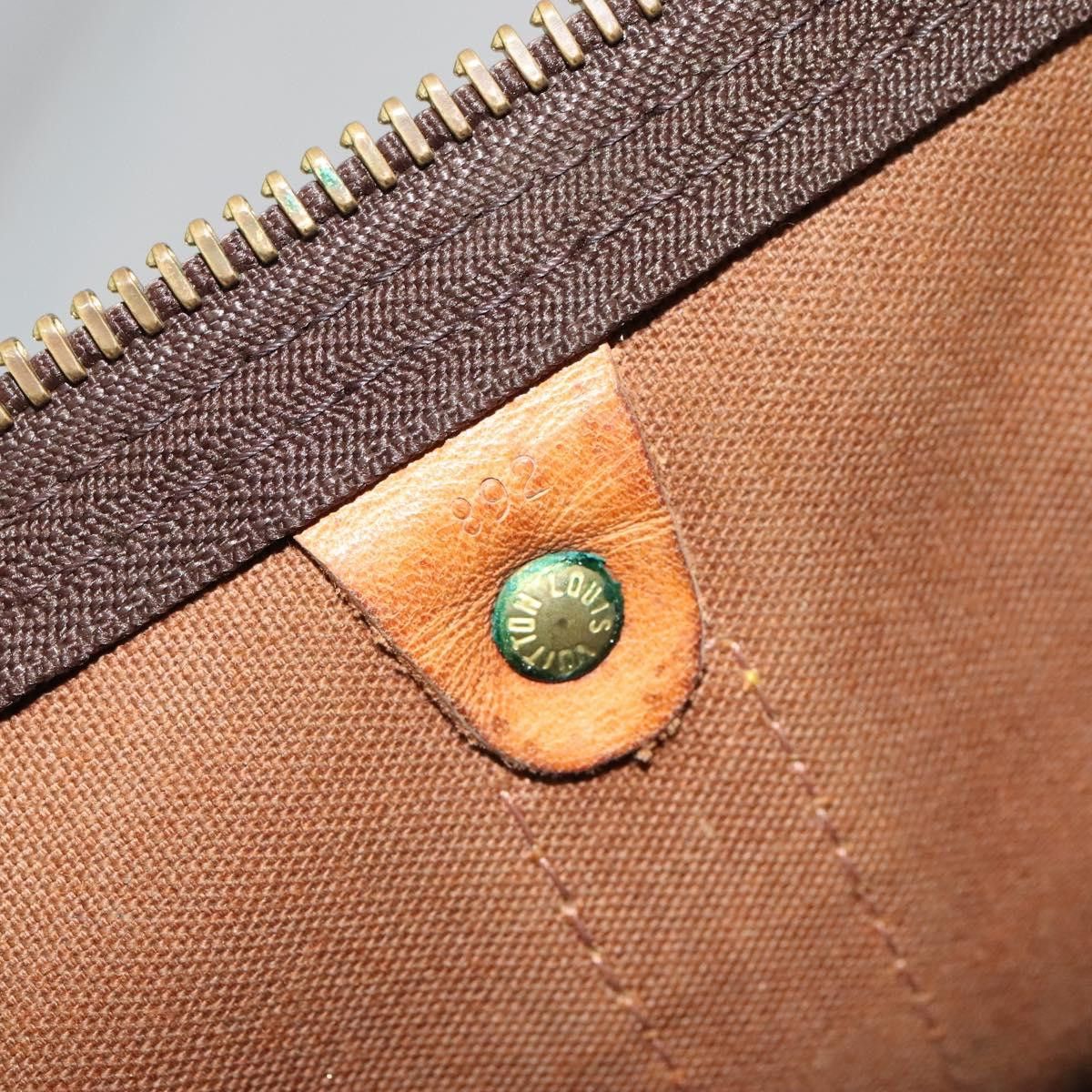 Louis Vuitton Keepall 60 Brown Canvas Travel Bag (Pre-Owned) Size ONE SIZE - 16 Thumbnail