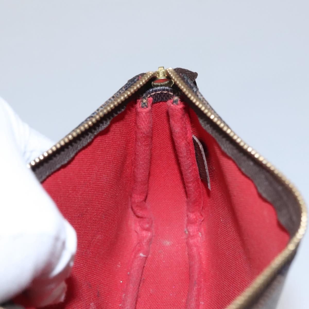 Louis Vuitton Mini Pochette Accessoires Brown Canvas Clutch Bag Size ONE SIZE - 10 Thumbnail