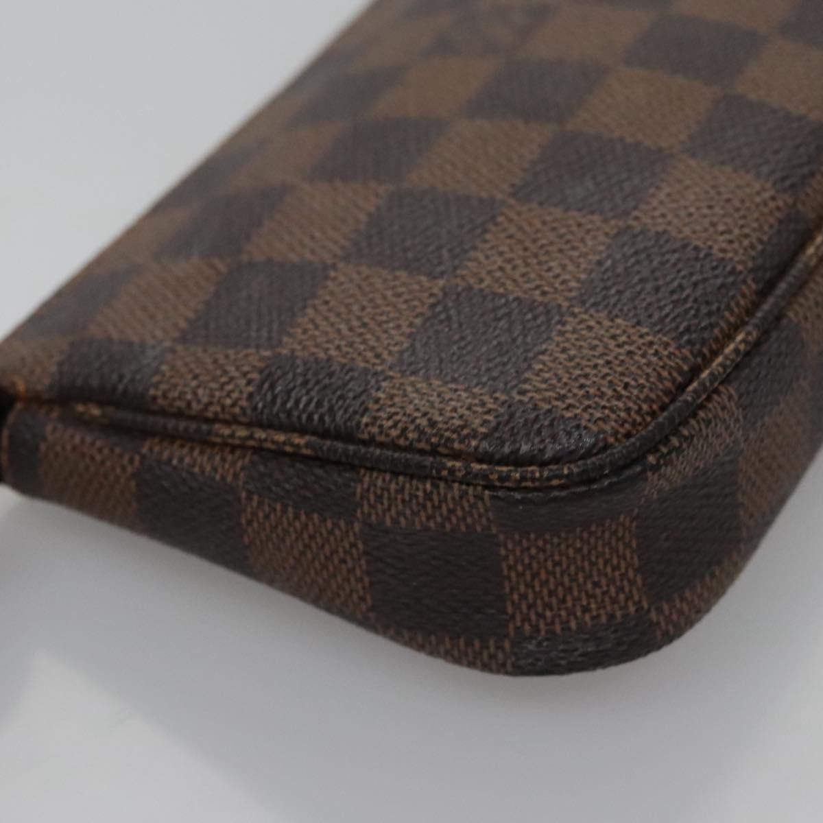 Louis Vuitton Mini Pochette Accessoires Brown Canvas Clutch Bag Size ONE SIZE - 7 Thumbnail