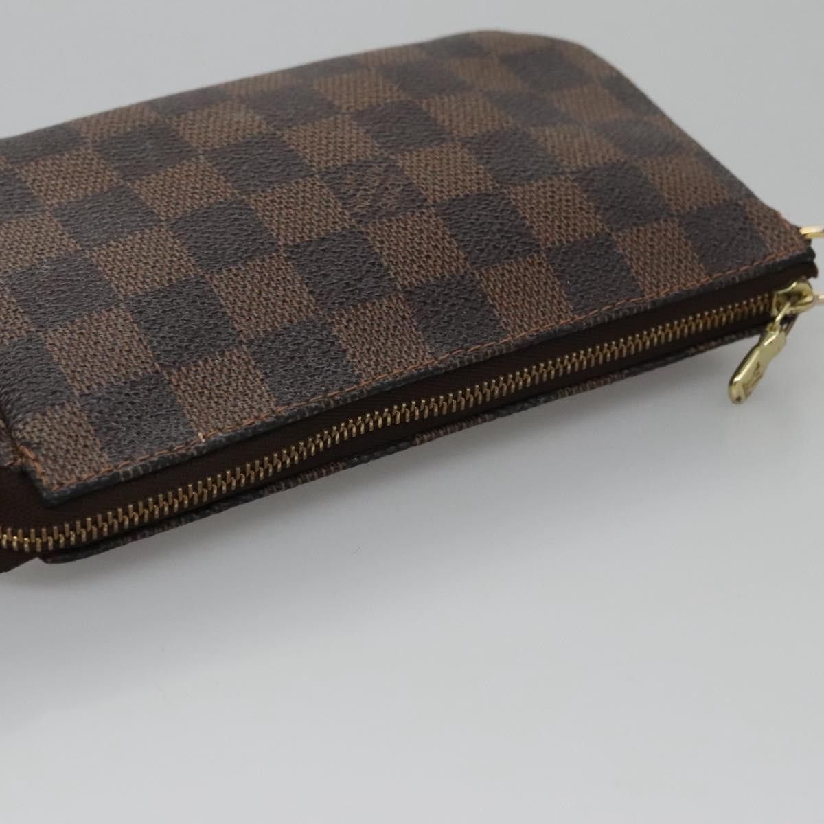 Louis Vuitton Mini Pochette Accessoires Brown Canvas Clutch Bag Size ONE SIZE - 14 Thumbnail