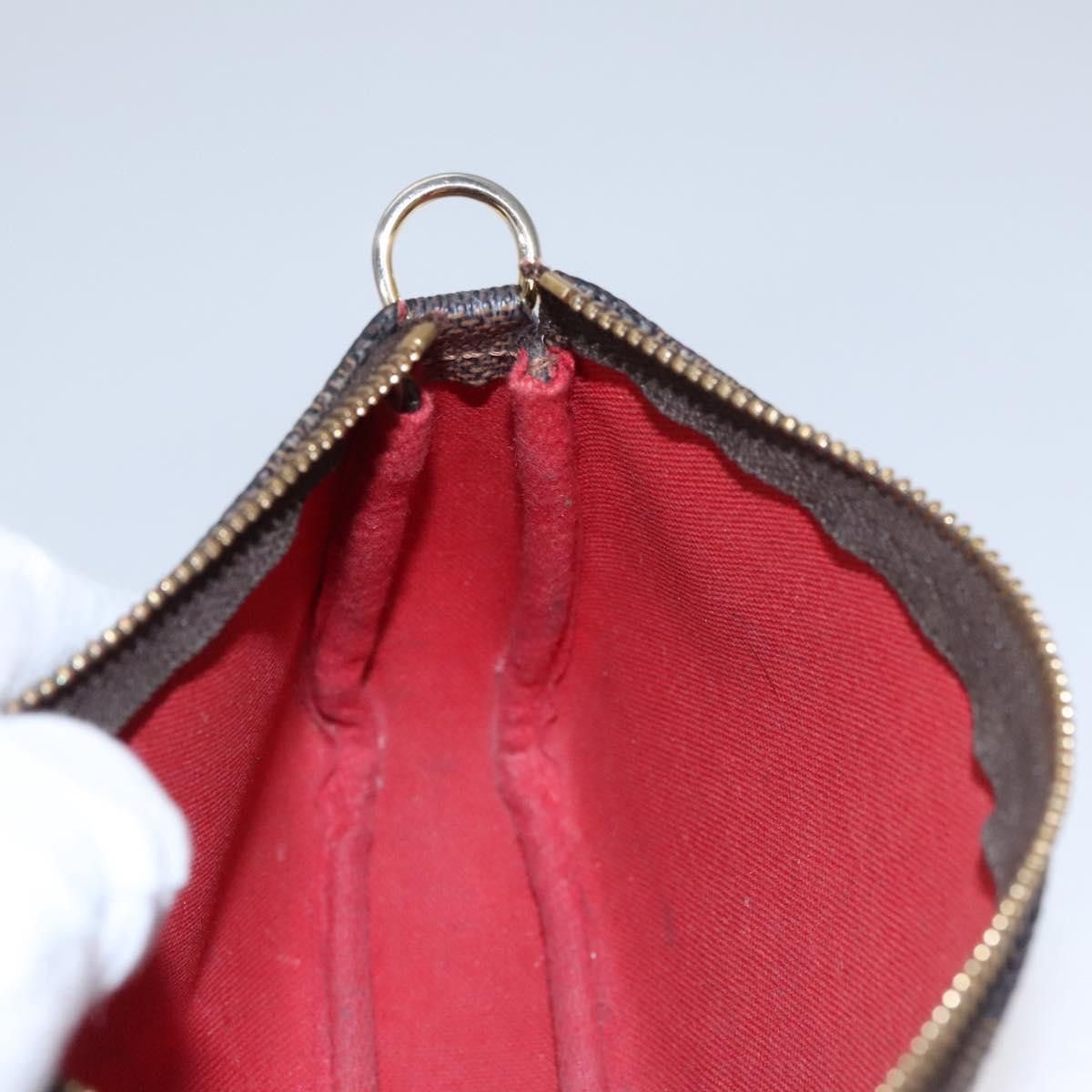 Louis Vuitton Mini Pochette Accessoires Brown Canvas Clutch Bag Size ONE SIZE - 17 Thumbnail