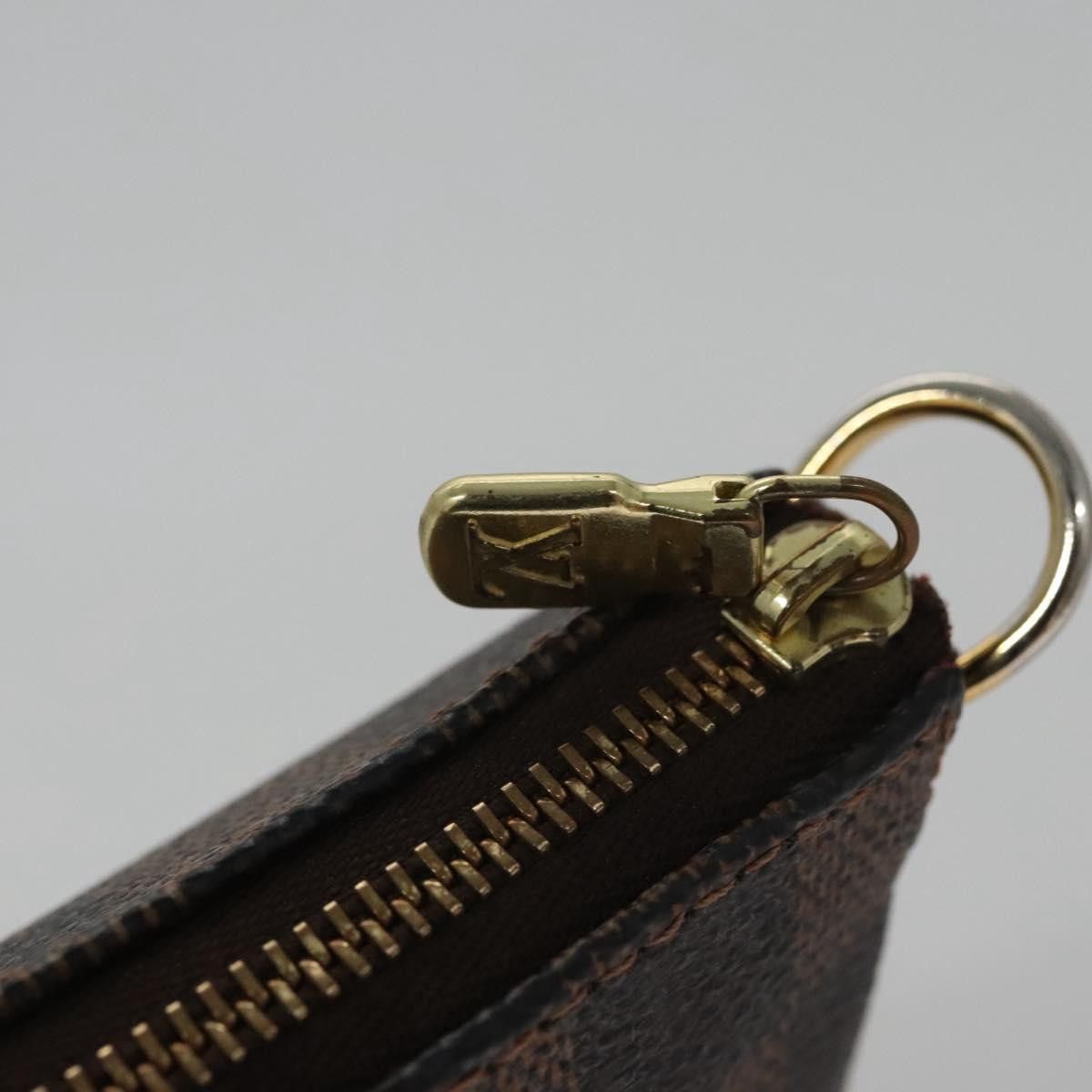 Louis Vuitton Mini Pochette Accessoires Brown Canvas Clutch Bag Size ONE SIZE - 8 Thumbnail