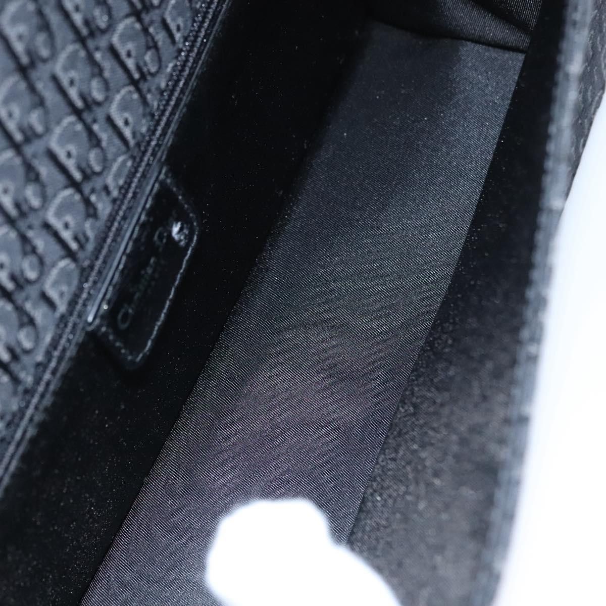 Dior Trotter Black Canvas Shoulder Bag (Pre-Owned) Size ONE SIZE - 13 Thumbnail