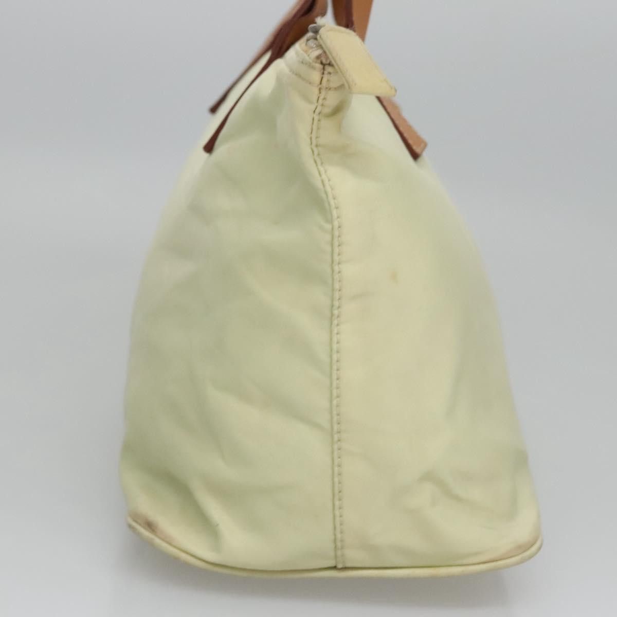 Prada Tessuto Ecru Synthetic Handbag (Pre-Owned) Size ONE SIZE - 4 Thumbnail