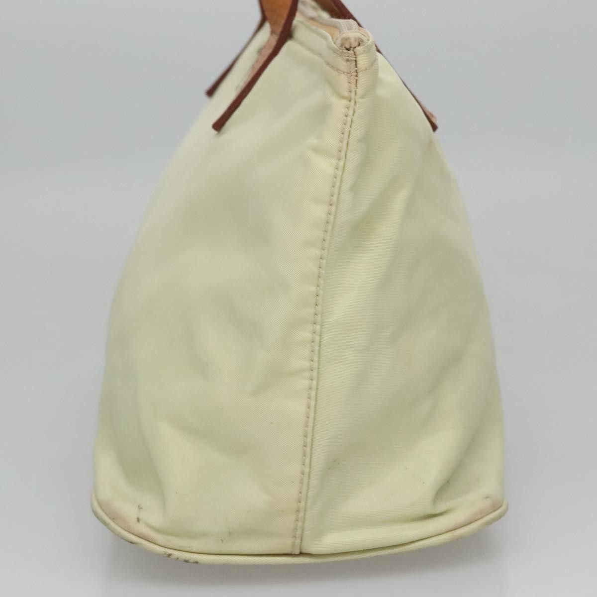 Prada Tessuto Ecru Synthetic Handbag (Pre-Owned) Size ONE SIZE - 3 Thumbnail