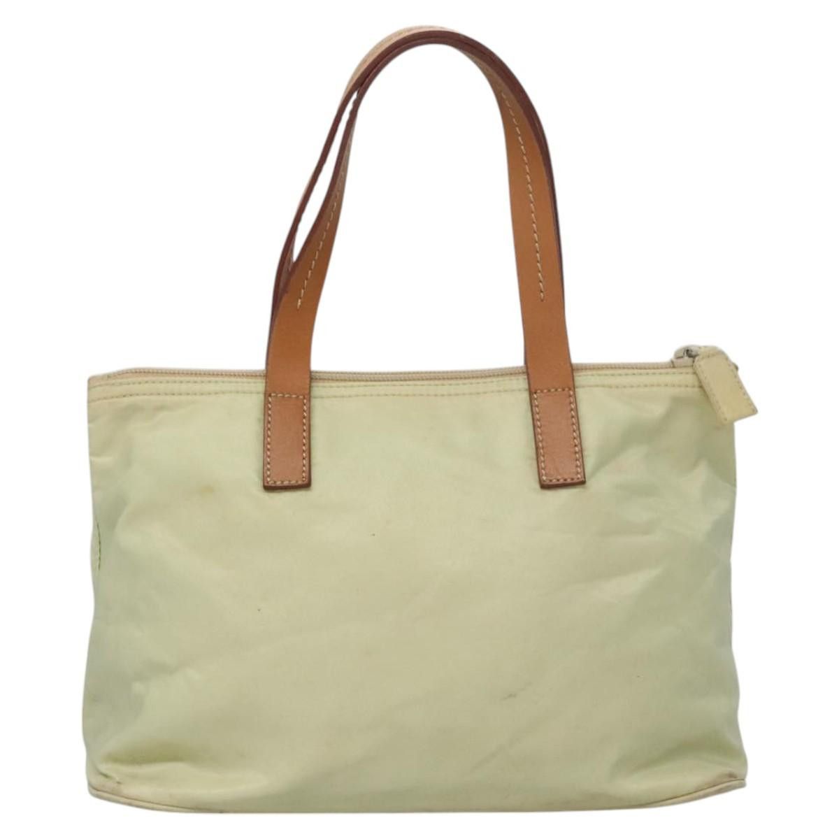 Prada Tessuto Ecru Synthetic Handbag (Pre-Owned) Size ONE SIZE - 2 Thumbnail