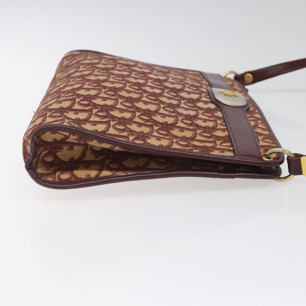 Dior Trotter Red Canvas Shoulder Bag (Pre-Owned) Size ONE SIZE - 3 Thumbnail