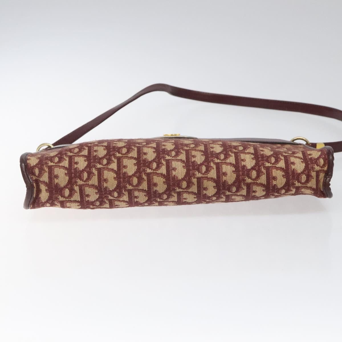 Dior Trotter Red Canvas Shoulder Bag (Pre-Owned) Size ONE SIZE - 17 Thumbnail