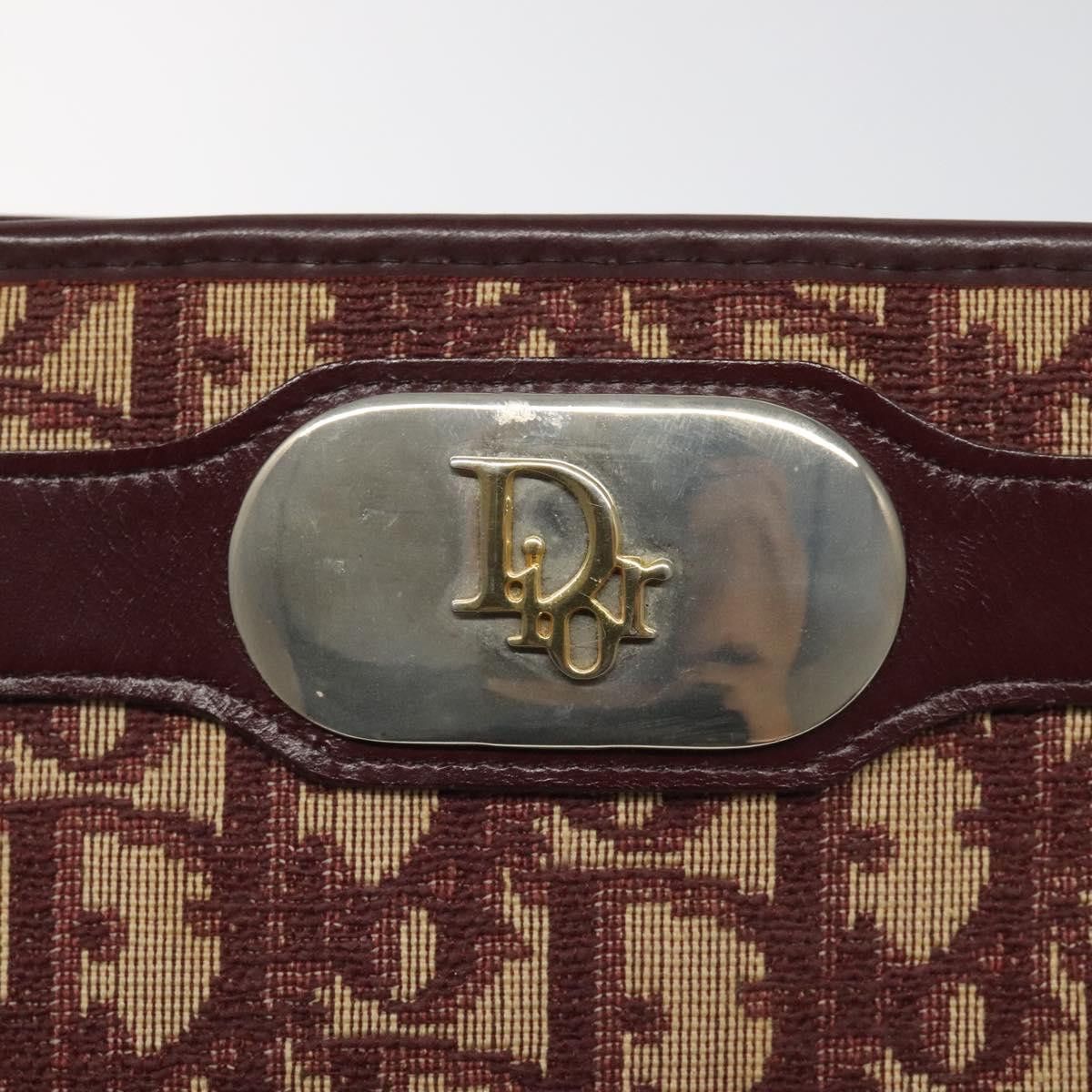 Dior Trotter Red Canvas Shoulder Bag (Pre-Owned) Size ONE SIZE - 13 Thumbnail