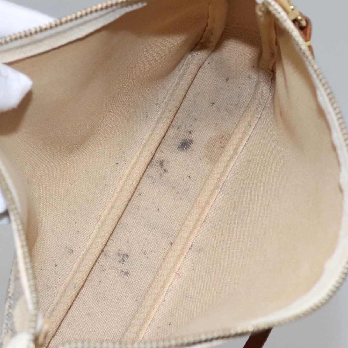 Louis Vuitton Pochette Accessoire White Canvas Clutch Bag (Pre-Owned) Size ONE SIZE - 12 Thumbnail