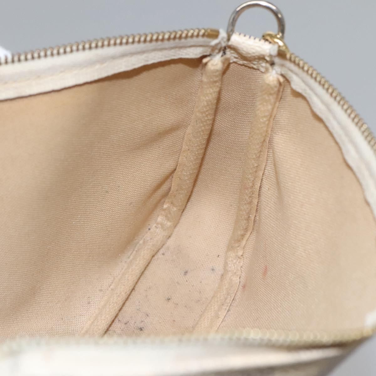 Louis Vuitton Pochette Accessoire White Canvas Clutch Bag (Pre-Owned) Size ONE SIZE - 18 Thumbnail