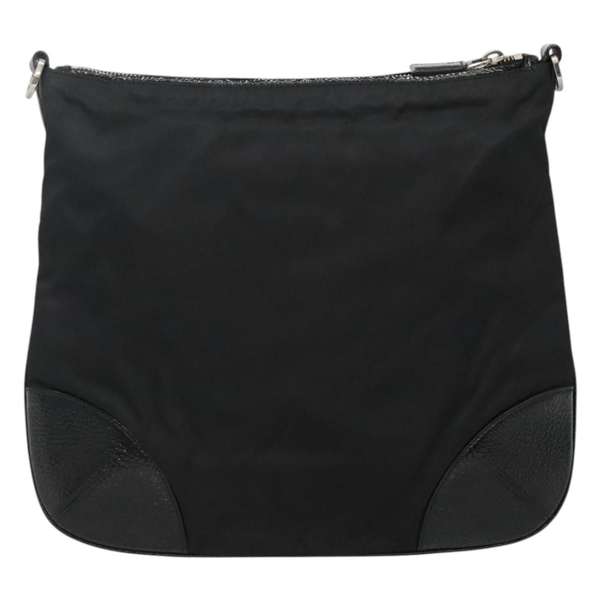 Prada Tessuto Black Synthetic Shoulder Bag (Pre-Owned) Size ONE SIZE - 2 Thumbnail