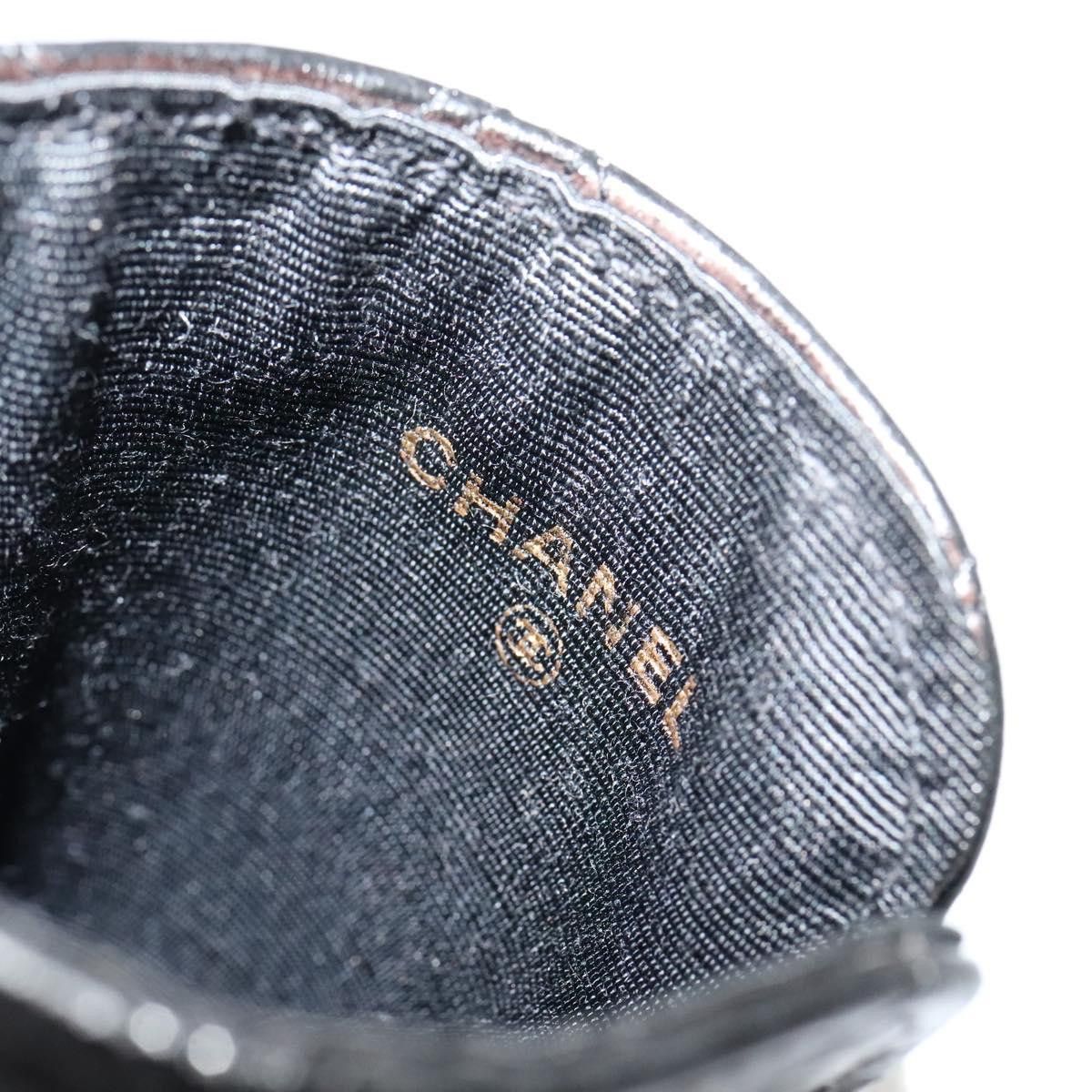 Chanel Coco Mark Black Lizard Wallet (Pre-Owned) Size ONE SIZE - 13 Thumbnail