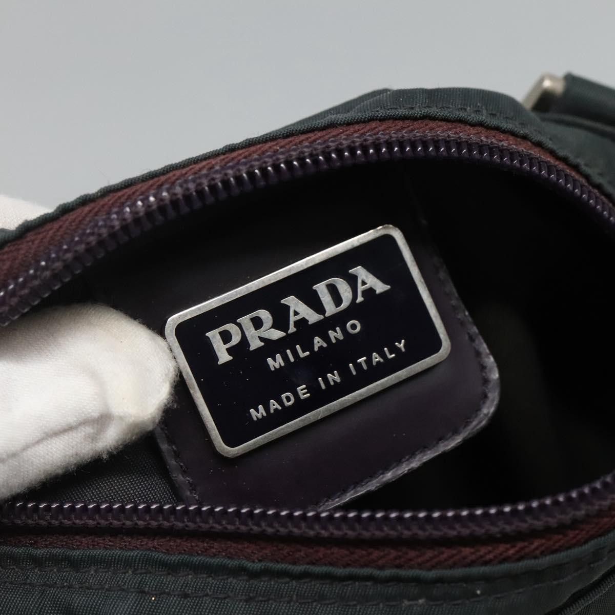 Prada Tessuto Green Synthetic Clutch Bag (Pre-Owned) Size ONE SIZE - 17 Thumbnail