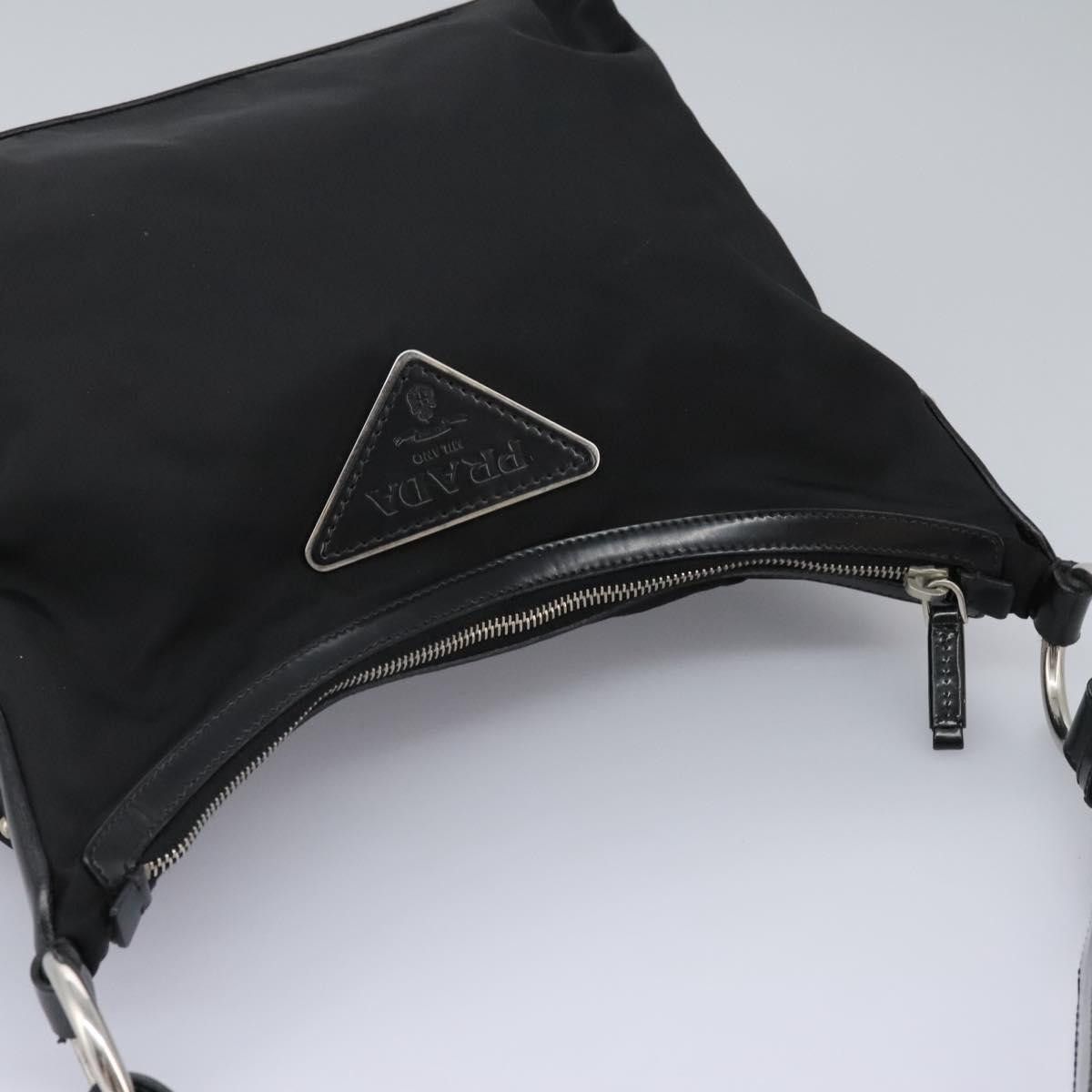 Prada Tessuto Black Synthetic Shoulder Bag (Pre-Owned) Size ONE SIZE - 5 Thumbnail