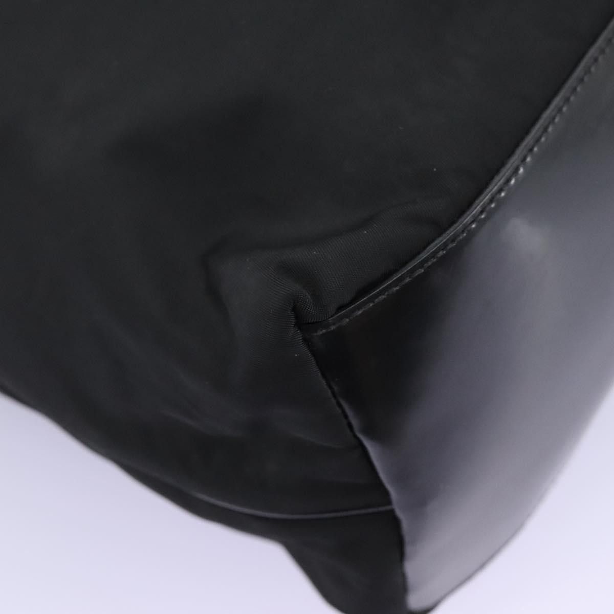 Prada Tessuto Black Synthetic Shoulder Bag (Pre-Owned) Size ONE SIZE - 8 Thumbnail
