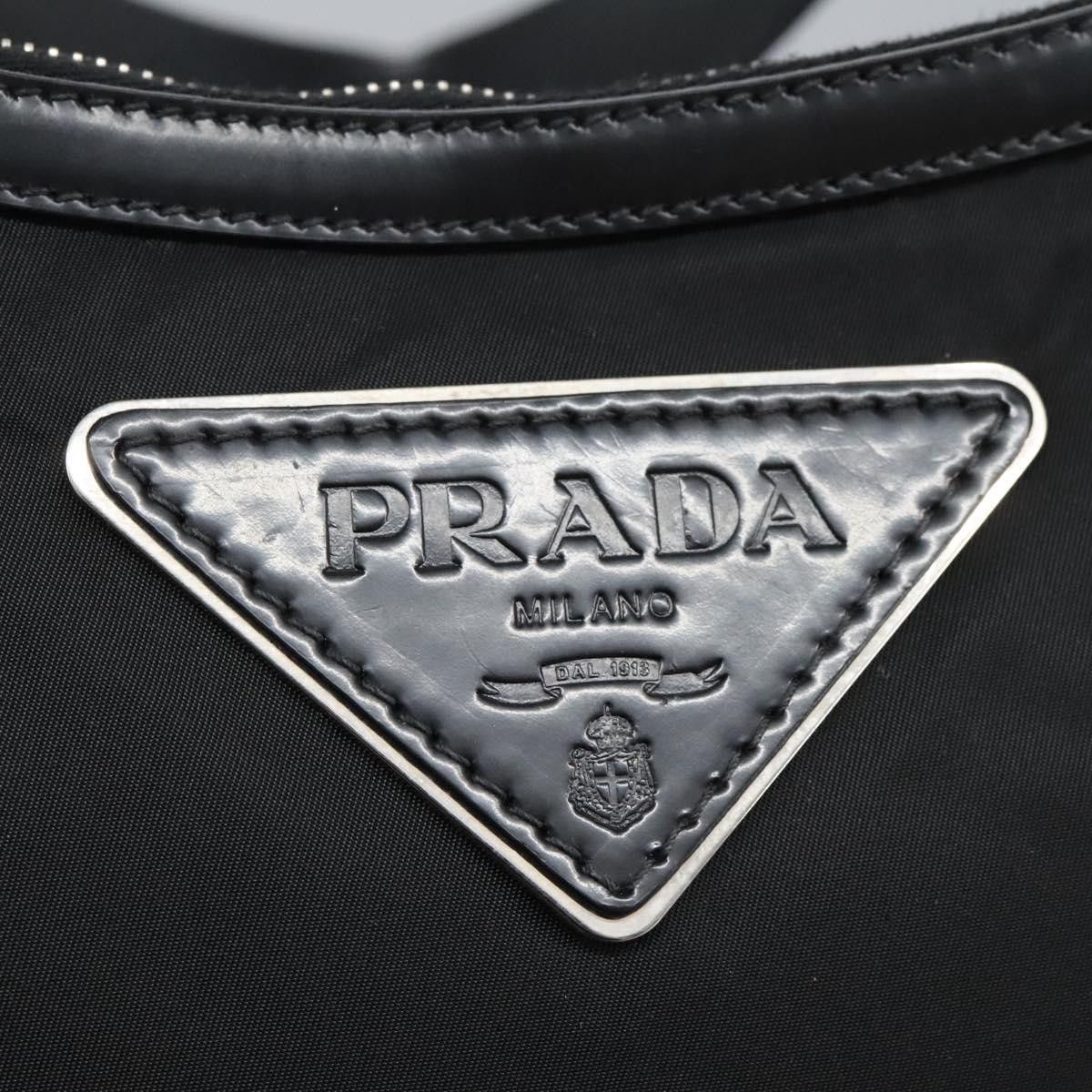 Prada Tessuto Black Synthetic Shoulder Bag (Pre-Owned) Size ONE SIZE - 18 Thumbnail