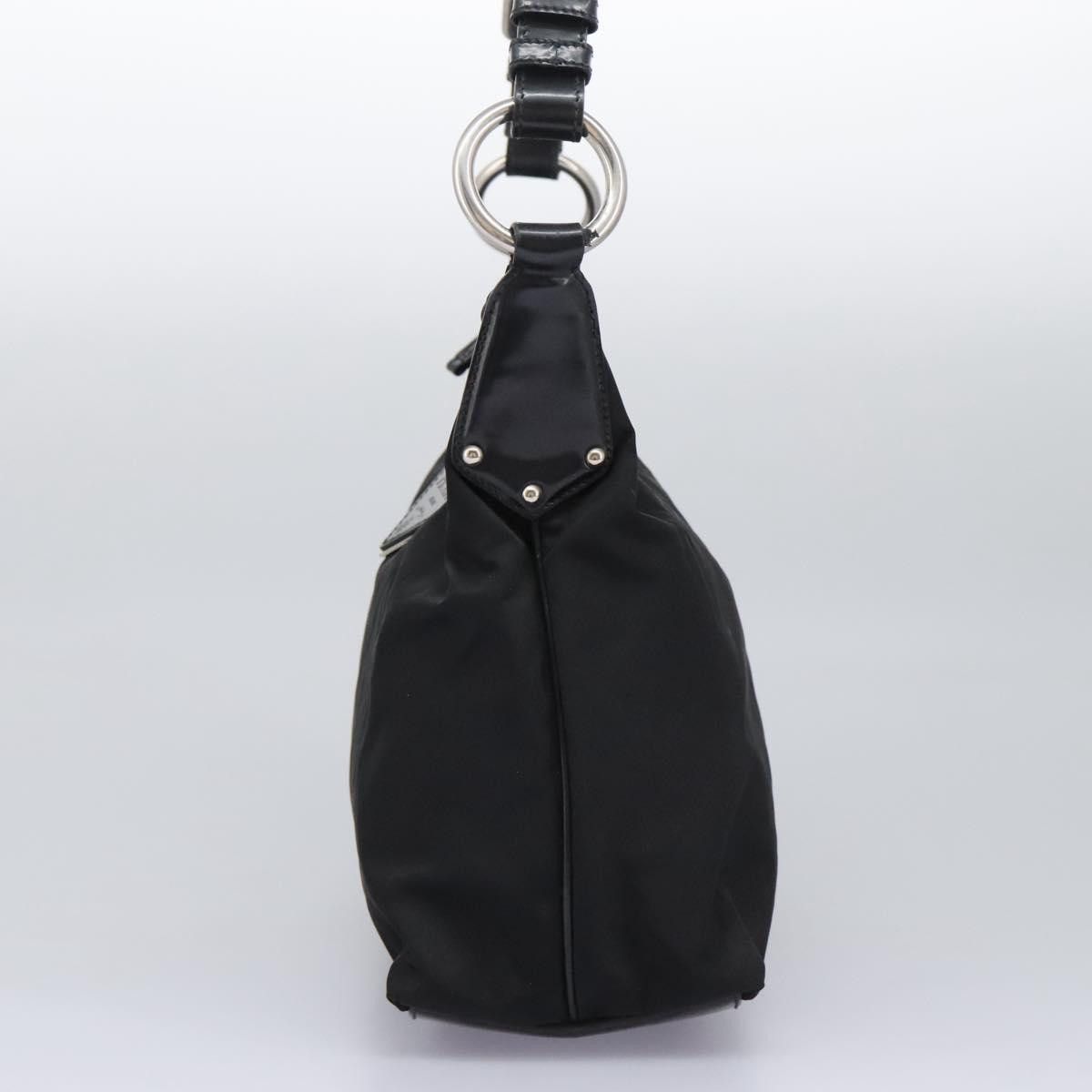 Prada Tessuto Black Synthetic Shoulder Bag (Pre-Owned) Size ONE SIZE - 3 Thumbnail