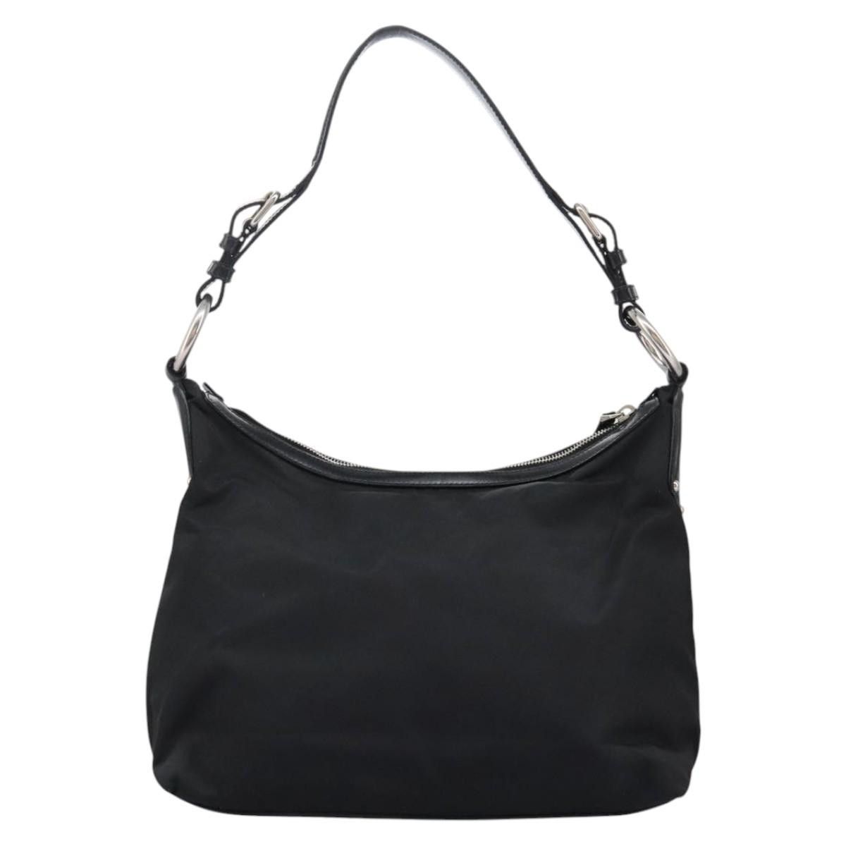 Prada Tessuto Black Synthetic Shoulder Bag (Pre-Owned) Size ONE SIZE - 2 Thumbnail
