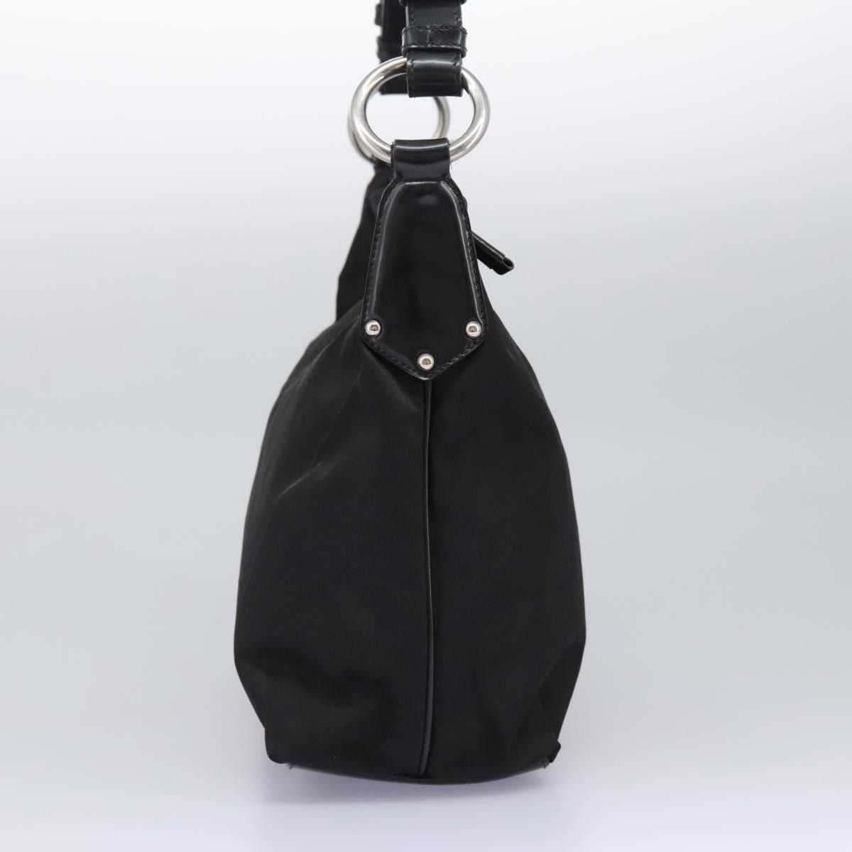 Prada Tessuto Black Synthetic Shoulder Bag (Pre-Owned) Size ONE SIZE - 4 Thumbnail
