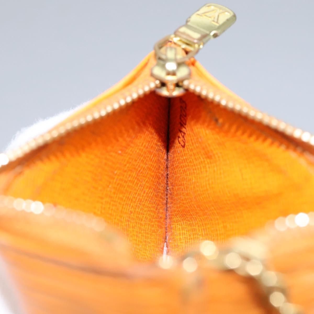 Louis Vuitton Pochette Clés Orange Leather Wallet (Pre-Owned) Size ONE SIZE - 18 Thumbnail