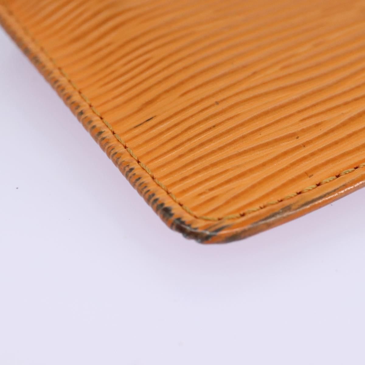 Louis Vuitton Pochette Clés Orange Leather Wallet (Pre-Owned) Size ONE SIZE - 5 Thumbnail