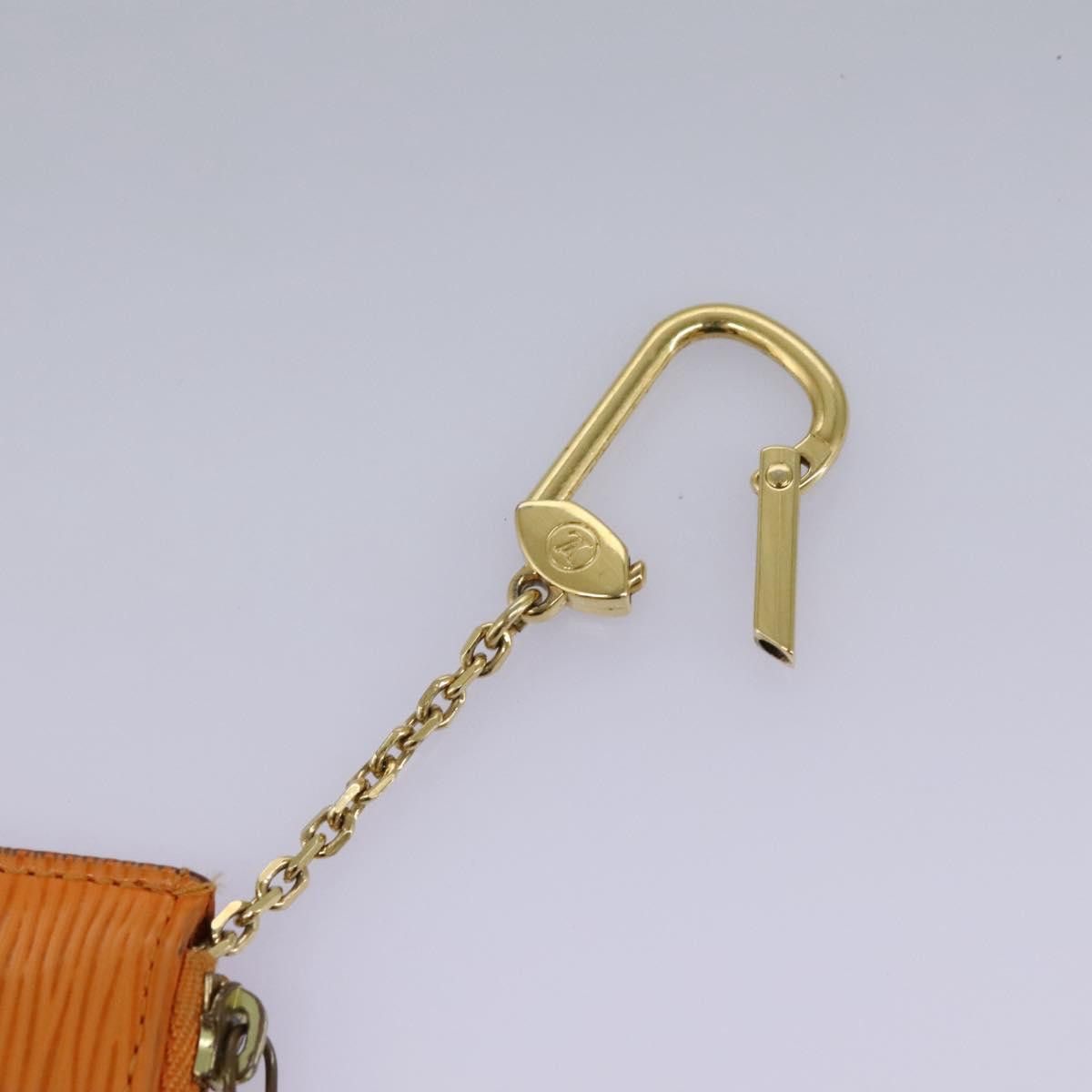 Louis Vuitton Pochette Clés Orange Leather Wallet (Pre-Owned) Size ONE SIZE - 10 Thumbnail