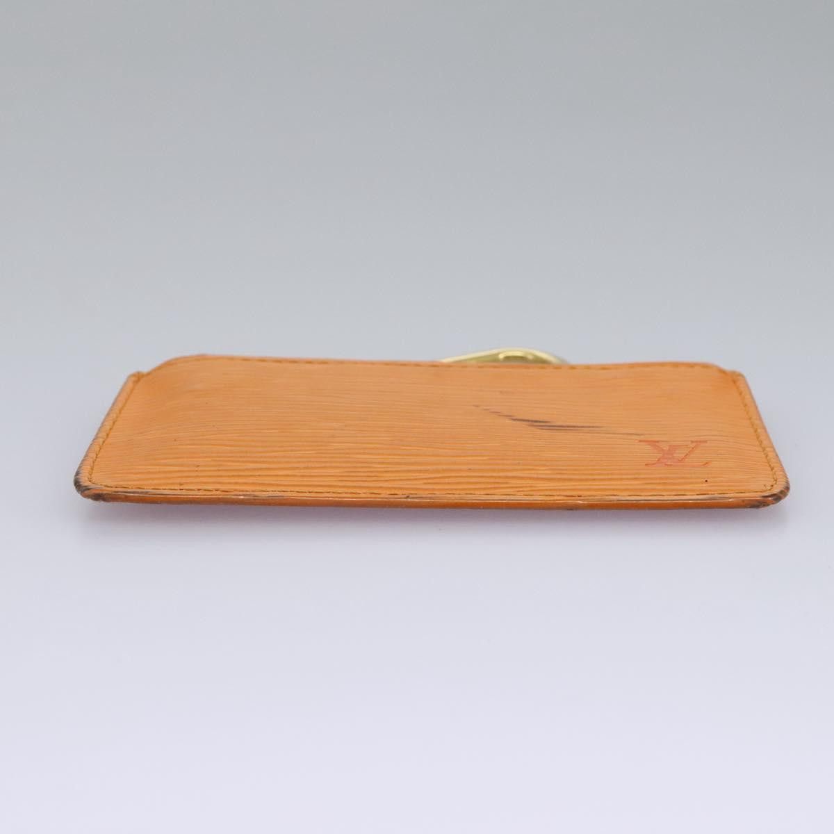 Louis Vuitton Pochette Clés Orange Leather Wallet (Pre-Owned) Size ONE SIZE - 16 Thumbnail