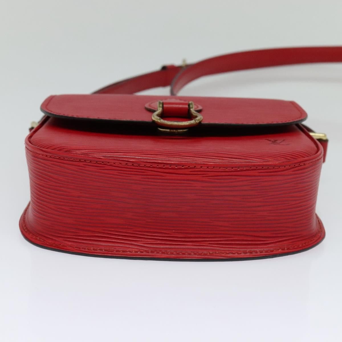 Louis Vuitton Saint Cloud Red Leather Shoulder Bag (Pre-Owned) Size ONE SIZE - 19 Thumbnail