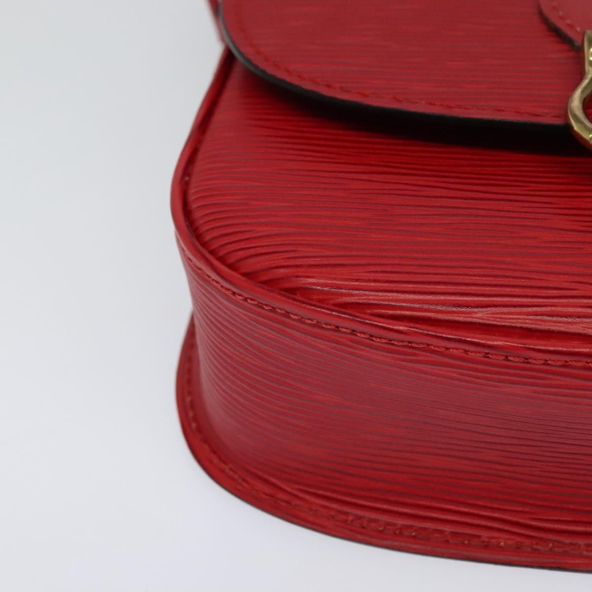 Louis Vuitton Saint Cloud Red Leather Shoulder Bag (Pre-Owned) Size ONE SIZE - 6 Thumbnail