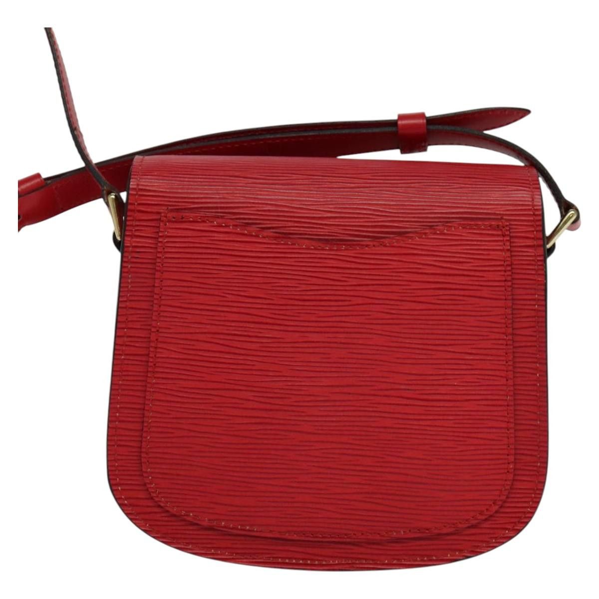 Louis Vuitton Saint Cloud Red Leather Shoulder Bag (Pre-Owned) Size ONE SIZE - 2 Thumbnail