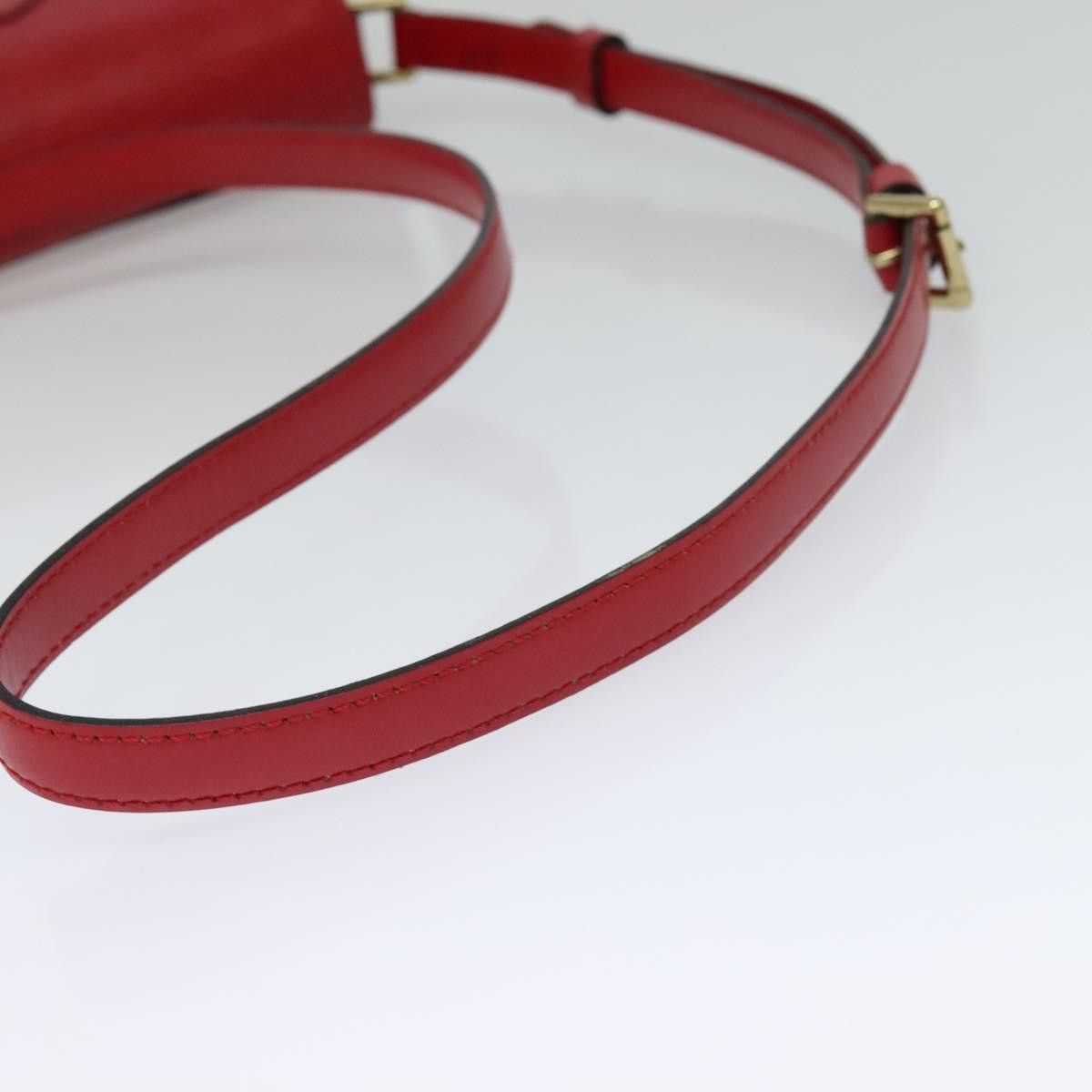 Louis Vuitton Saint Cloud Red Leather Shoulder Bag (Pre-Owned) Size ONE SIZE - 10 Thumbnail