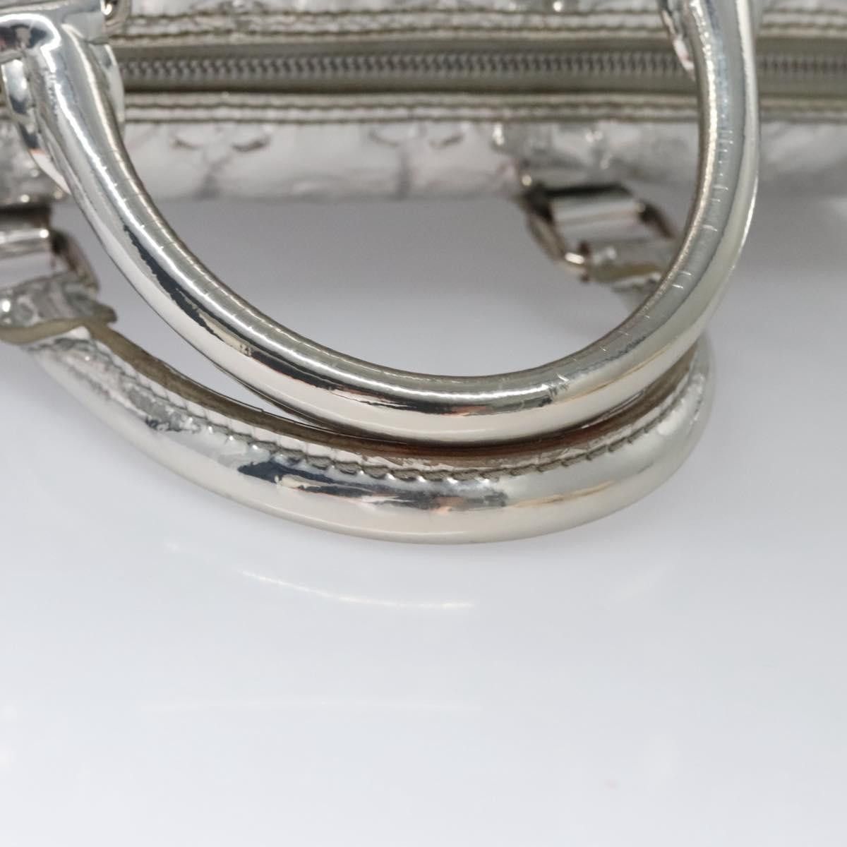 Louis Vuitton Speedy 30 Silver Patent Leather Handbag (Pre-Owned) Size ONE SIZE - 11 Thumbnail