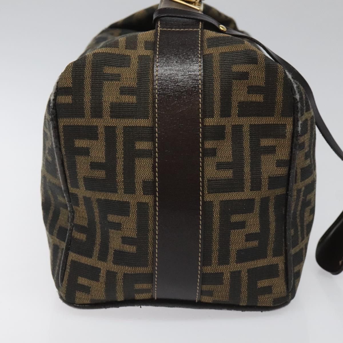 Fendi Zucca Brown Canvas Handbag (Pre-Owned) Size ONE SIZE - 3 Thumbnail