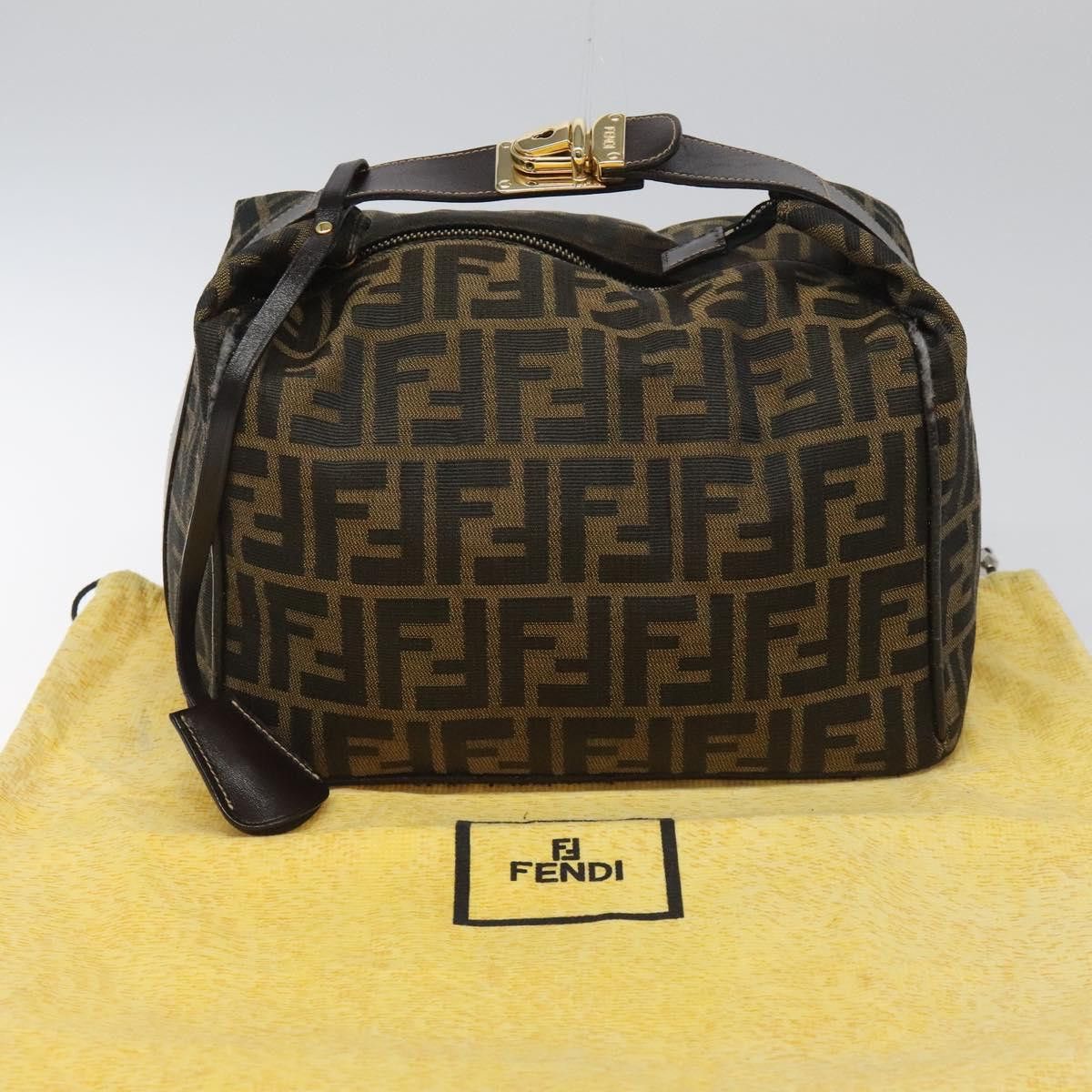 Fendi Zucca Brown Canvas Handbag (Pre-Owned) Size ONE SIZE - 18 Thumbnail