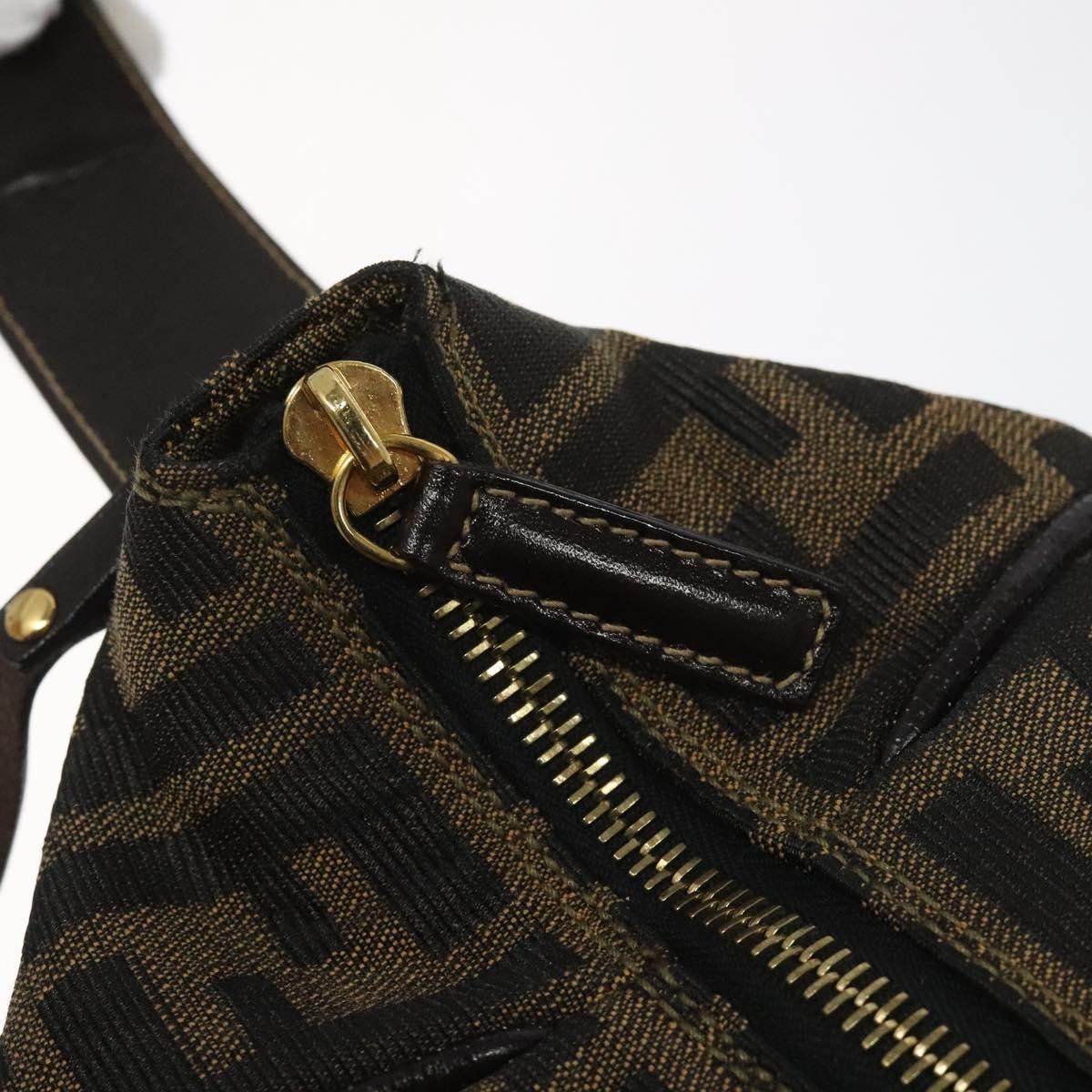 Fendi Zucca Brown Canvas Handbag (Pre-Owned) Size ONE SIZE - 13 Thumbnail