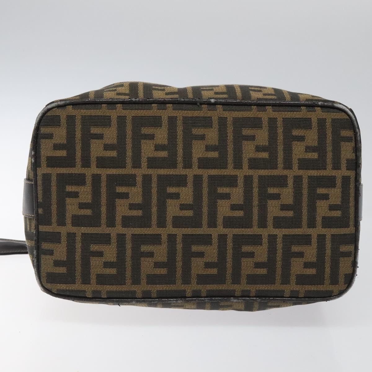 Fendi Zucca Brown Canvas Handbag (Pre-Owned) Size ONE SIZE - 7 Thumbnail