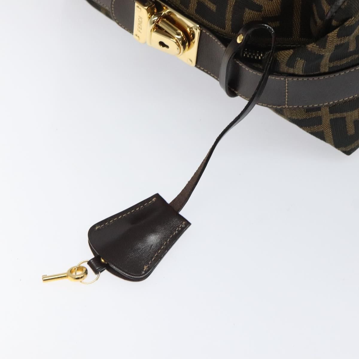 Fendi Zucca Brown Canvas Handbag (Pre-Owned) Size ONE SIZE - 14 Thumbnail
