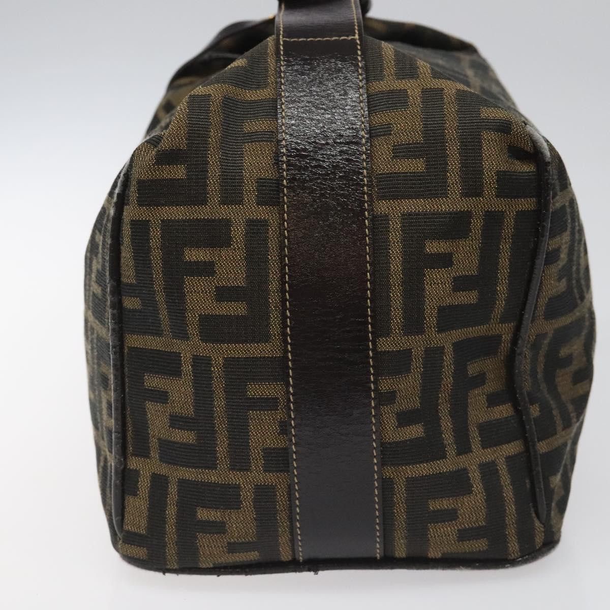 Fendi Zucca Brown Canvas Handbag (Pre-Owned) Size ONE SIZE - 4 Thumbnail