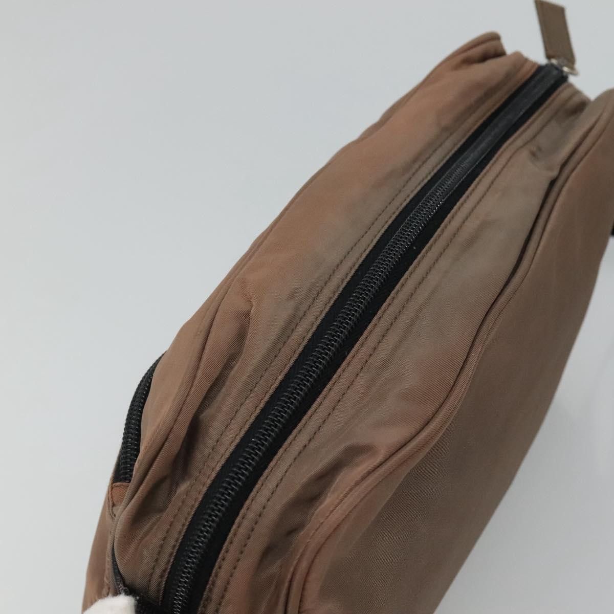 Prada Tessuto Brown Synthetic Shoulder Bag (Pre-Owned) Size ONE SIZE - 20 Thumbnail