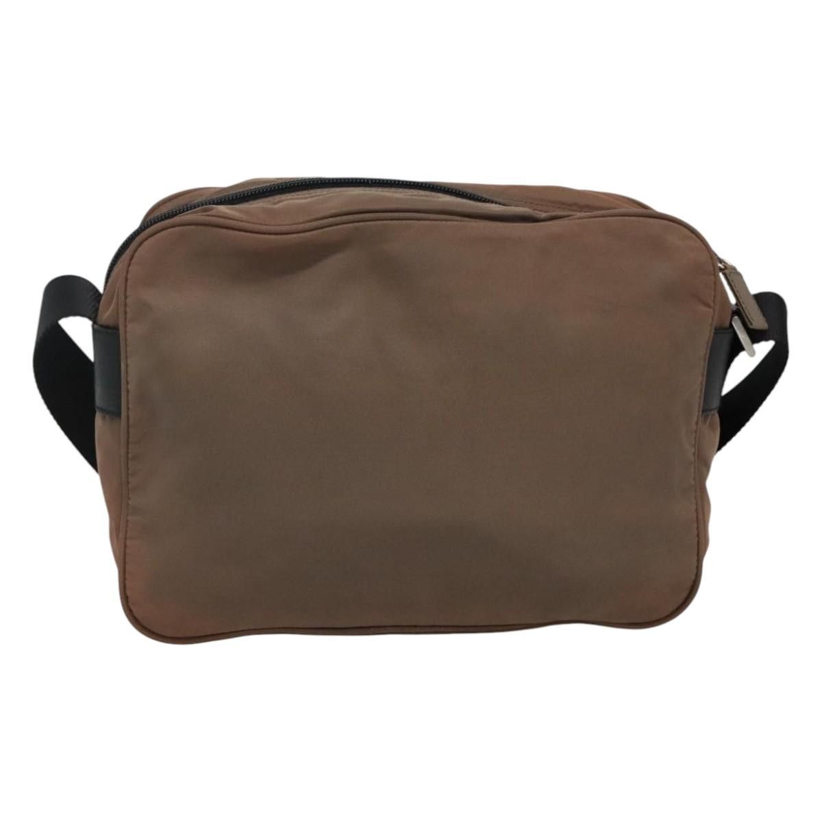 Prada Tessuto Brown Synthetic Shoulder Bag (Pre-Owned) Size ONE SIZE - 2 Thumbnail