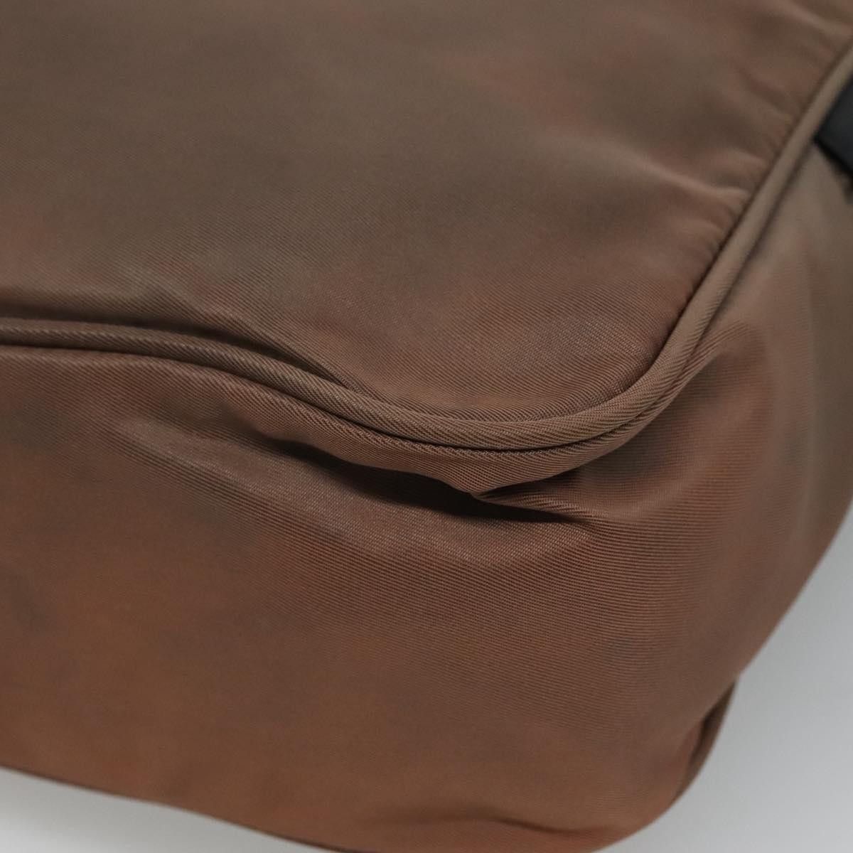 Prada Tessuto Brown Synthetic Shoulder Bag (Pre-Owned) Size ONE SIZE - 10 Thumbnail