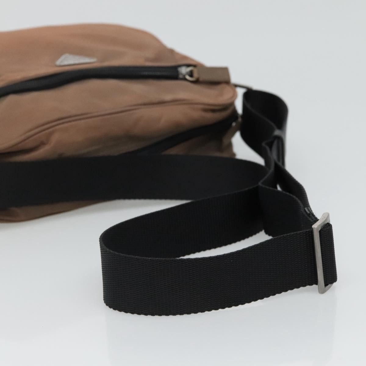 Prada Tessuto Brown Synthetic Shoulder Bag (Pre-Owned) Size ONE SIZE - 5 Thumbnail
