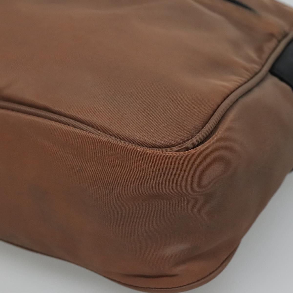 Prada Tessuto Brown Synthetic Shoulder Bag (Pre-Owned) Size ONE SIZE - 8 Thumbnail