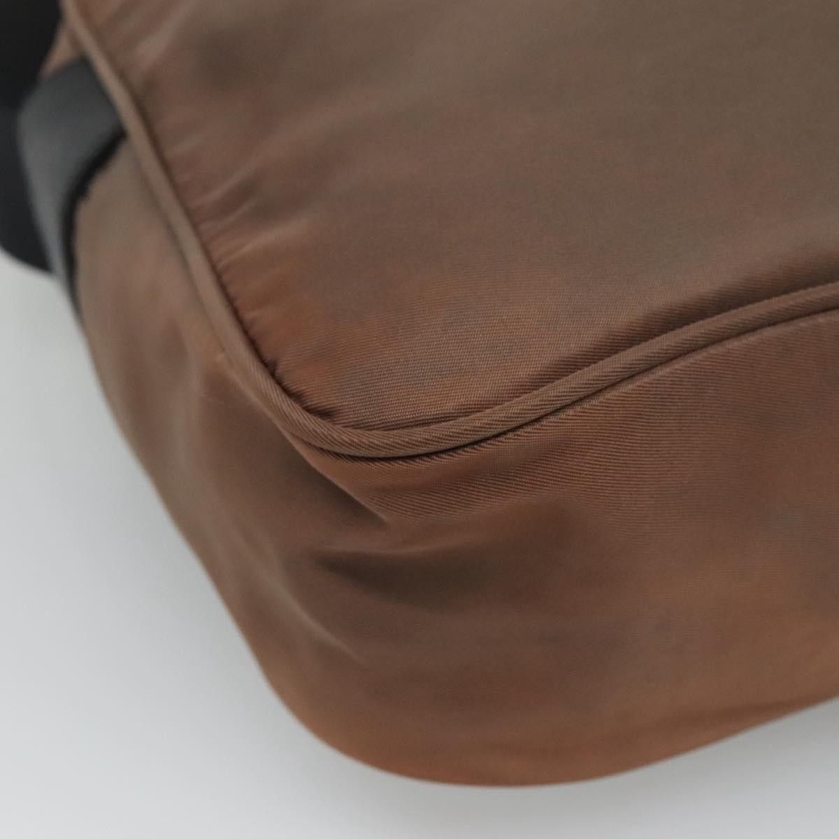 Prada Tessuto Brown Synthetic Shoulder Bag (Pre-Owned) Size ONE SIZE - 11 Thumbnail