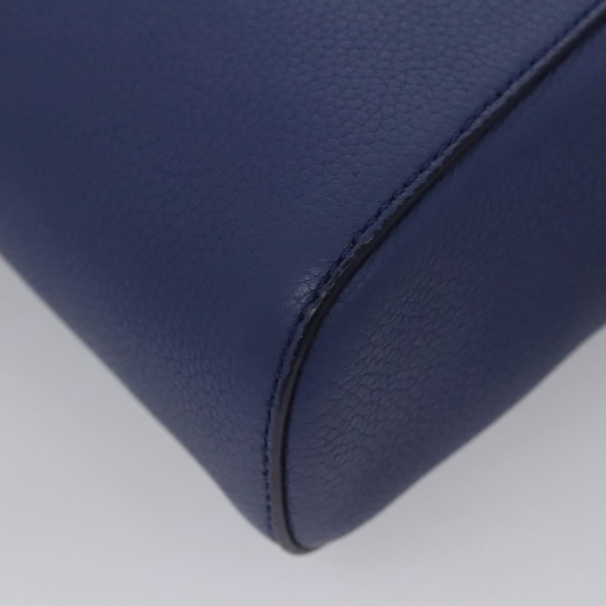 Salvatore Ferragamo Gancini Blue Leather Shoulder Bag (Pre-Owned) Size ONE SIZE - 8 Thumbnail